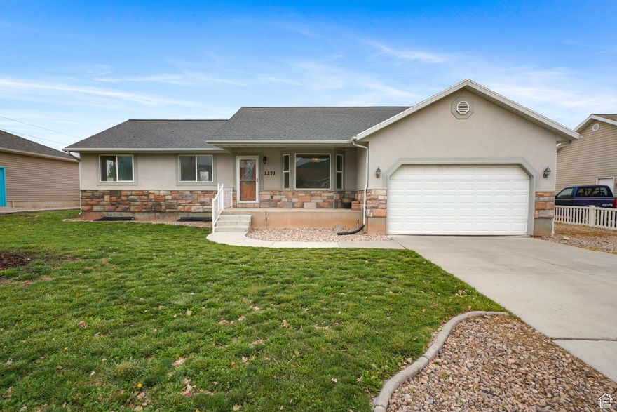 Welcome to this 5 bedroom, 3 bath, 2922 sq ft property designed for comfortable living. Located in a welcoming rural community that has all the amenities you need. This spacious home offers plenty of room for everyone with multiple living areas, a bright open kitchen, and a dining space that makes gatherings easy. All new kitchen appliances add to the convenience of preparation. The primary suite is a relaxing retreat, while the additional bedrooms provide flexible options for kids' rooms, guest spaces, or even a homework/office. With 2 bathrooms mornings run smoothly for busy households. Outside the .19 acre lot is just the right size for backyard fun without overwhelming upkeep. The quiet community setting offers the charm of small-town living, while still providing space and comfort. Just minutes to I-15, shopping, and recreation. This is the perfect place to put down roots and make lasting memories. One year home warranty will be paid for by the seller.  Square footage figures are provided as a courtesy estimate only and were obtained from county records .  Buyer is advised to obtain an independent measurement.