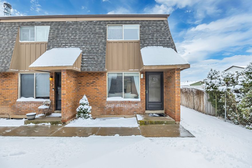 **OPEN HOUSE 2/28 11:00-12:30** Nestled in a peaceful, well-maintained community, this charming townhome offers the perfect combination of accessibility and tranquility. Located just minutes from the freeway, shopping, and dining options, it's easy to enjoy the best of both worlds-urban convenience with the calmness of a quiet neighborhood and respectful neighbors. Outdoor enthusiasts will love being so close to scenic walking and hiking trails, including Nichols Park, a hidden canyon oasis with a beautiful forested walking trail, just 5 minutes away. With the airport only 20 minutes from your door, travel is a breeze. This townhome comes with a rare bonus-two covered parking spots! Residents also enjoy the inviting community pool! The private patio offers a wonderful space for gardening or enjoying quiet afternoons! Inside, this townhome is designed for comfort and functionality. All bedrooms are generously sized with large closet space stretching across entire side walls, offering plenty of room for storage. All appliances are included! Buyer to verify all, set up a showing before this one is gone!!