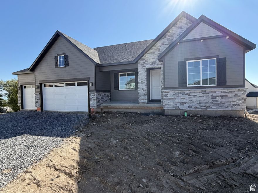**CONTRACT ON THIS HOME TODAY AND QUALIFY FOR RATES AS LOW AS 3.999%*** Restrictions Apply: Contact Us for More Information**** / Lake front community!! Innovative ranch-style home features a spacious great room with 8ft doors & access to a large deck. The great room flows into a gourmet kitchen with a center island, and an adjacent sunroom. On the other side of the great room, you'll find a luxurious master suite, boasting a generous bedroom. Two walk-in closets, a private bath featuring double sinks, a shower and large soaker tub makes this the perfect luxury master bedroom. A study with double French doors and two additional bedrooms completes the main floor. The basement foundation was completed with the upgraded height of 9 ft. This home has a walkout basement, making it very bright and airy! The walkout makes the home perfect for your family to grow or future rental space. Contact us today for more information or to schedule a private tour!