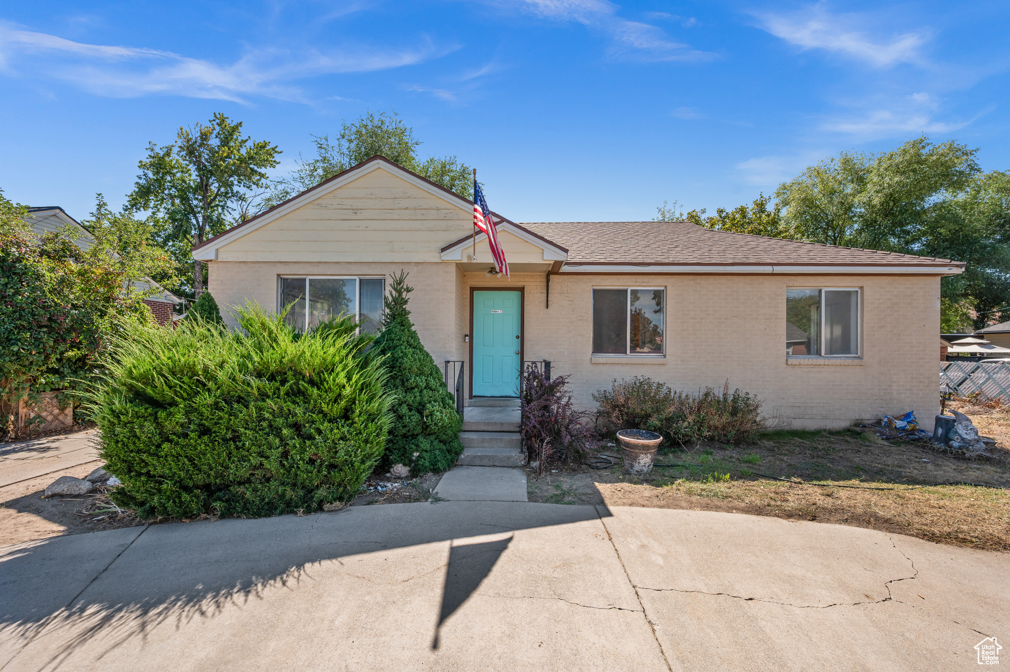 Step into this beautifully refreshed single-level rambler tucked away on a quiet street. Inside, you'll find fresh paint, brand-new flooring, and plush carpet that create a bright, inviting atmosphere. The home is move-in ready, yet still offers the chance to add your own style and updates. A major bonus - The home comes with fully paid-off solar panels, giving you the benefit of lower utility costs from day one. Enjoy the ease of single-level living in a peaceful neighborhood, all while being just minutes from freeway access, shopping, dining, and entertainment. This home combines comfort, location, and long-term savings all in one.