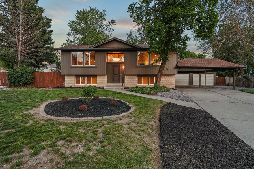 *OPEN HOUSE SATURDAY MAY 23RD FROM 11-1PM & SUNDAY MAY 24TH FROM 11-1PM* Welcome to the one you've been waiting for! Perfectly located in the heart of Sandy, this beautiful fully renovated home combines modern updates, unbeatable convenience, and access to some of the best amenities Utah has to offer! No detail was overlooked in this home and has been updated top-to-bottom. This home features a brand new AC Unit, new windows, new flooring throughout including new tile, LVP and carpet, fresh interior and exterior paint, as well as a fully updated kitchen and bathrooms. Situated on a spacious .33-acre lot, this property offers rare space and functionality both inside and out. You'll love the oversized two-car garage with a workshop area, perfect for projects, storage, or hobbies, along with additional parking for trailers, toys, or extra vehicles. Just minutes from the freeway, world-class skiing and hiking at the mouth of both Big and Little Cottonwood Canyon, premier shopping, dining, and top-ranked schools, this location truly has it all! Every space has been thoughtfully updated to create a clean, stylish, and comfortable atmosphere perfect for everyday living and entertaining. This home also comes with a 1-0 rate buy down if the sellers preferred lender is used, ask agent for more details! Opportunities like this in such a prime Sandy location don't come around often! Schedule your showing today!