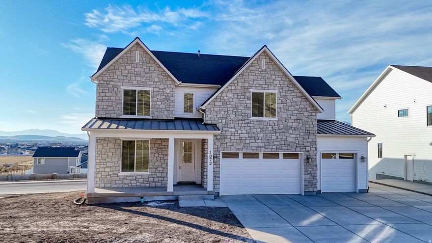 Welcome to the Bethany in our BRAND NEW Payson View South Subdivision! This 5,859 square foot home is under construction and designed to take full advantage of its stunning surroundings. Massive windows frame sweeping views of Payson Valley from the back and dramatic mountain views from the front. Every detail has been thoughtfully curated with top quality finishes throughout, blending modern design with timeless craftsmanship. Featuring 4 spacious bedrooms, 3 bathrooms, and a bright, open layout perfect for entertaining or everyday living. The walkout basement offers endless potential for additional living or recreational space. Estimated completion January 2026 secure your spot now and make this extraordinary home yours. ASK ABOUT OUR $15,000 PREFERRED LENDER INCENTIVE. SOME OF OUR HOMES WE ARE OFFERING A 4.99% INTEREST RATE! CALL FOR DETAILS!