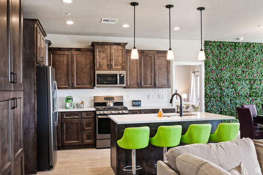 OPEN HOUSE SATURDAY, SEPTEMBER 6, 12-4 and SUNDAY, SEPTEMBER 7, 2-6 Welcome to a rare investment opportunity! $194,000 revenue in 2024.  On track to meet or exceed those numbers in 2025!! Already over $56,000 in reservations booked through July 2026. This successful short-term vacation rental home in the heart of Hurricane, Utah is now available for purchase. Fully operational and boasting excellent occupancy rates, this turnkey business offers immediate revenue with immense growth potential. Situated in Southern Utah's prime location, it combines luxury living with modern amenities attracting guests worldwide. Close proximity to Zion National Park, Sand Hollow State Park, Quail Creek State Park, and Snow Canyon State Park. Guests enjoy easy access to many local golf courses, restaurants and outdoor activities, making it a highly desirable destination for vacationers. Featuring 9 well-appointed bedrooms and 9 bathrooms (7 full / 2 half) it comfortably accommodates 40+ guests. Each room is tastefully furnished to provide a high-end experience. It may also be rented out as individual units: 5-bedroom and 4-bedroom. Or purchase the home next door as well and have an additional 4-bedroom and 6-bedroom for a total of 19-bedrooms. It also works perfectly for personal use while renting out the other units. Guests can unwind in the hot tub and swim spa surrounded by beautifully landscaped gardens. BBQ grills, a dining area, and comfortable seating are perfect for outdoor gatherings. Breathtaking views of Zion National Park and the surrounding Red Rock enhance the overall guest experience. Perfect for Family Reunions, Corporate Retreats, Large Gatherings, Wedding Groups, Fitness Retreats, Holiday Gatherings, Trade Shows, Bike Tours, High School Athletics, St. George Marathon, Huntsman World Senior Games, Iron Man, and Tour of Utah. A proven track record of high occupancy rates and repeat guests consistently generating strong rental income. Detailed booking history, financial records, and Airbnb/VRBO listings are available for serious inquiries. This sale includes all furnishings, appliances, and operational equipment allowing for a seamless transition. Housekeeping teams are already in place ensuring smooth day-to-day operations. This asset offers an attractive return on investment with room for growth. This is more than just a property; it's a thriving business with a strong reputation and loyal customer base. Whether you're an experienced investor or looking to enter the vacation rental market this offers the perfect blend of luxury, location, and profitability. Vacation rental zoned and legally permitted for short-term rentals. You also enjoy the rare advantage of HOA approval for self-management. Whether you're a buyer looking for a high-yield acquisition or a homeowner seeking a profitable side income, this portfolio addition promises immediate returns and long-term potential. Don't miss out on this exceptional opportunity to own a successful short-term vacation rental business. Tax IDs for each property. H-ZIVT-2-85-A - 4 bedroom unit H-ZIVT-2-86-A - 5 bedroom unit