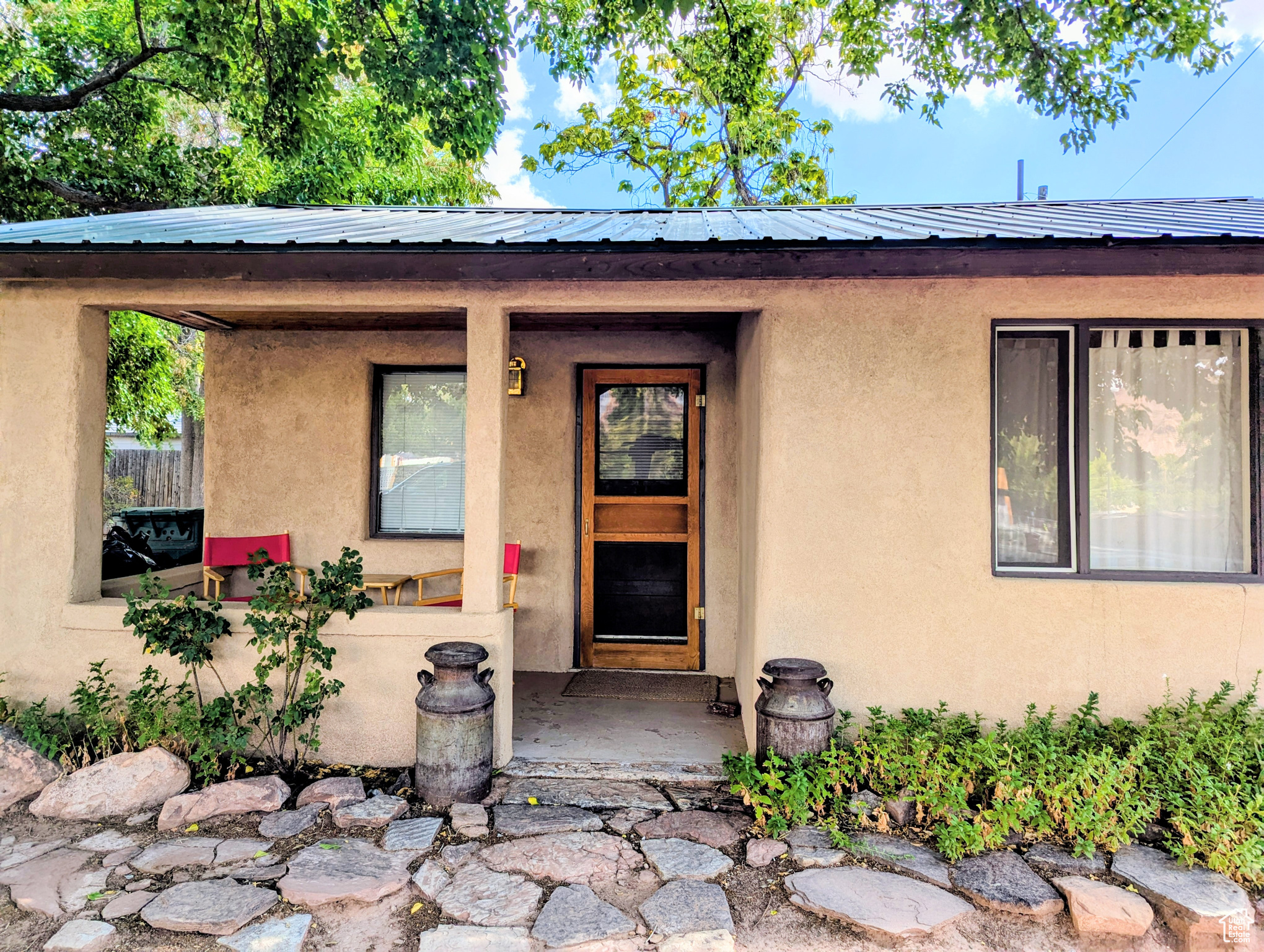 Looking for a Getaway to Moab, UT? We just listed a jewel of a property. This cute completely furnished Cottage Bungalow is in town and has plenty of possibilities. Walk to town, restaurants, and stores. Go biking and hiking out your back door. Also, if you are looking for a business location, this will work for a neighborhood zone C5. It has been updated with newer metal roof and stucco exterior. Property is being sold "as-is condition".