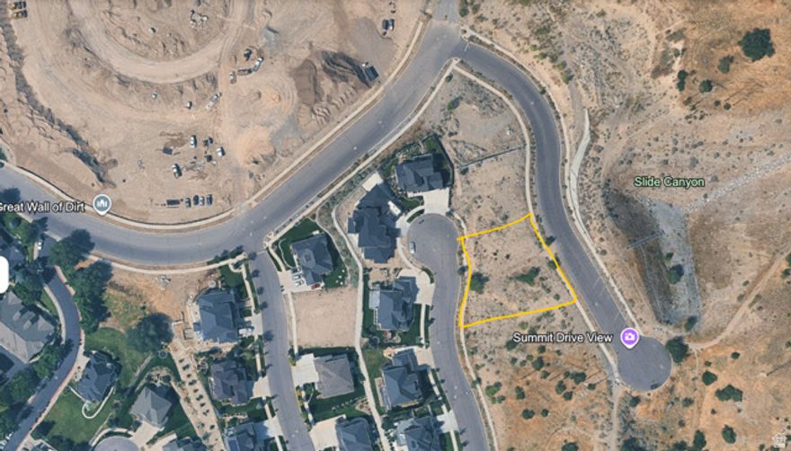 Vacant lot. 2 minute drive from BYU. Amazing views and privacy. This Homesite has all utilities and is ready to go for a permit. Surrounded by multi million dollar homes you can build your dream home with. Walk out basement.   Fiber Optics available