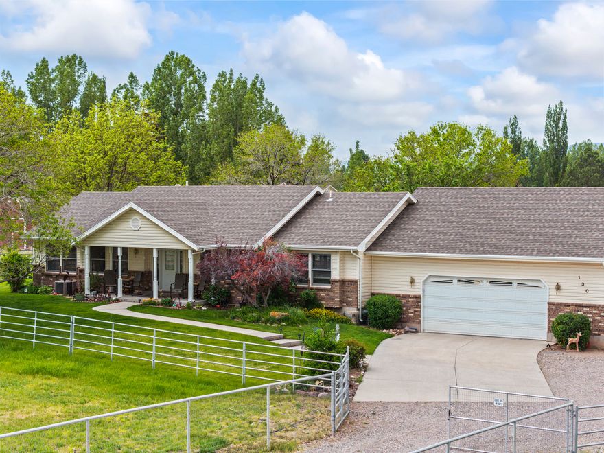 This beautiful 6-bedroom, 3-bath horse property in Central Utah offers the perfect blend of country living, modern comfort, and outdoor adventure. Situated on spacious acreage with fully fenced pastures, durable pipe fencing, and horse stalls, this property is ideal for horse owners, hobby ranchers, equestrian enthusiasts, or anyone searching for a true horse-ready property with room to roam.  Designed for both people and animals, you'll enjoy open space, scenic surroundings, and all the features buyers look for in horse property, equestrian real estate, ranch-style living, acreage homes, and properties with horse facilities. The setup provides functionality and convenience with dedicated pasture space and infrastructure ready for your horses and livestock.  Located in the heart of Central Utah, this property is also a dream for outdoor lovers. Enjoy easy access to some of Utah's best recreation with ATV trails, mountain biking trails, hiking, and outdoor adventures located within just 2 miles of the property. Whether you're riding horses, exploring backcountry trails, or enjoying Utah's incredible scenery, adventure starts right outside your door.  If you're searching for a horse property with acreage in Utah, horse stalls and fenced pastures, or a place that combines country lifestyle with year-round recreation, this exceptional property delivers it all.