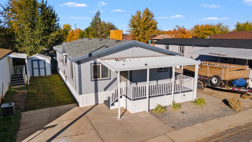 3 bed, 2 bath home (~1,200 sq ft) built in 1997 in Sundown MHP. Functional open layout with spacious living area and private primary suite. Move-in ready with great natural light and storage. Close to shopping, dining, and major roads. Buyer must be park approved; lot rent  $1,006/mo. Financing options available based on approval.