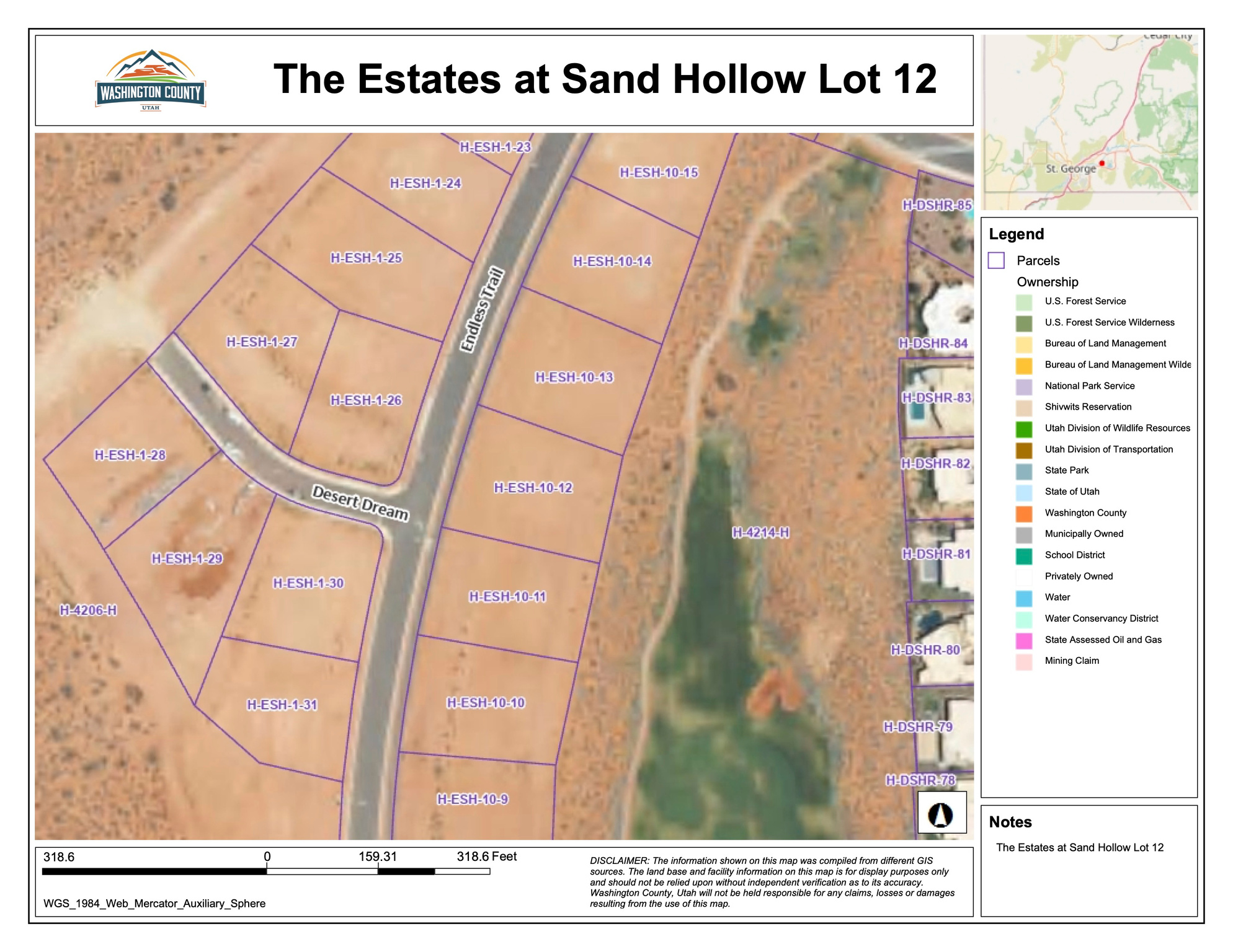 ESTATES AT SAND HOLLOW - Land