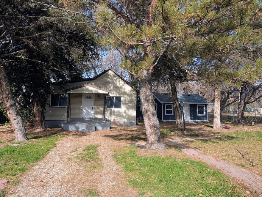 Amazing opportunity for 2 newly updated dwellings!  Listing details are for the main house.  Includes new everything...paint, carpet, appliances, cabinets, countertops, bathrooms, flooring - the works! Additional 700 sq ft ADU (blue house)  is also freshly updated/renovated to match the main house. (listed in sq ft above as basement 1)