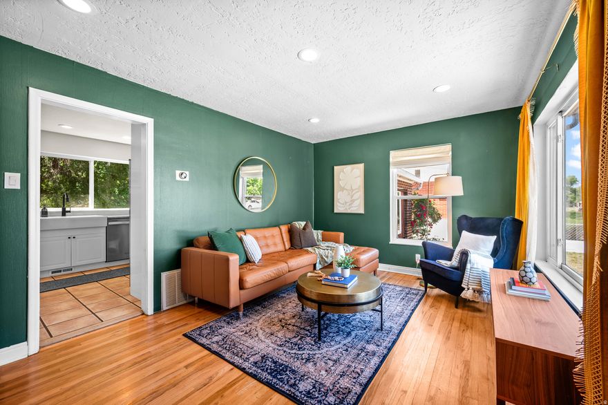 Charming, updated, and full of character, this 2-bed, 1-bath Murray bungalow sits on a generous quarter-acre lot in the heart of Murray Heights. At 1,012 sq ft, the home lives efficiently with a smart layout, a dedicated office space and a kitchen that's ready for everyday life. Out back, a great patio sets the scene for summer evenings and weekend gatherings, with plenty of yard to stretch out. A detached 2-car garage rounds out the package and keeps storage headaches at bay. Quick access to the mountains, downtown, and all the shops and restaurants Murray has to offer, this location truly checks every box. *Square footage figures are provided as a courtesy estimate only and were obtained from the county assessor.  Buyer is advised to obtain an independent measurement. All information herein is deemed reliable but not guaranteed.*