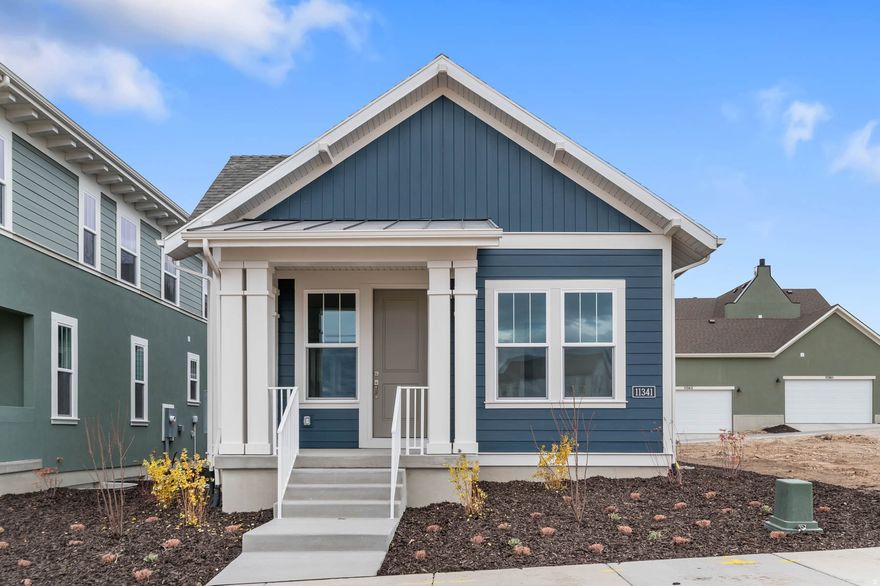 Amazing brand new Baxter Craftsman, a beautifully designed home featuring a chef's kitchen with gray laminate cabinets, quartz countertops, and platinum gas appliances for a sleek, modern look. The interior boasts laminate hardwood flooring with tile and carpet accents, combining style and comfort throughout. Enjoy convenient features such as Christmas light outlets, a tankless water heater, and energy-efficient options for everyday living. Thoughtful finishes include a wood railing at the stairway, Craftsman base and casing, and an owner's bathroom with cultured marble shower surrounds and satin and brushed nickel hardware, creating a refined and inviting atmosphere. Comes fully landscaped for an easy move in experience!