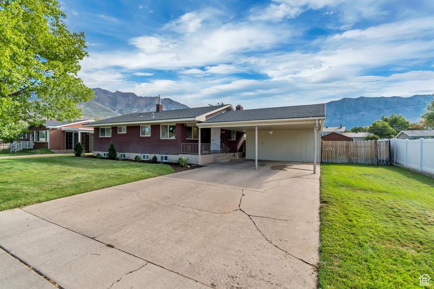 **Best backyard in its price range!**Rare find in desirable northeast Orem, minutes from I-15 and Provo Canyon. The updated interior features hardwood floors, granite countertops, updated kitchen cabinets, finished basement, beautifully tiled bathrooms, fresh paint, and many other upgrades. Roof replaced 2024, new water heater in 2023. Outside you'll find a carefully maintained space with plenty of room for entertaining, stunning mountain views, garden, and play areas. Homes like this don't come available often in this neighborhood - schedule your private showing today!Square footage figures are provided as a courtesy estimate only and were obtained from tax data. Buyer is advised to obtain an independent measurement.  Owner/Agent