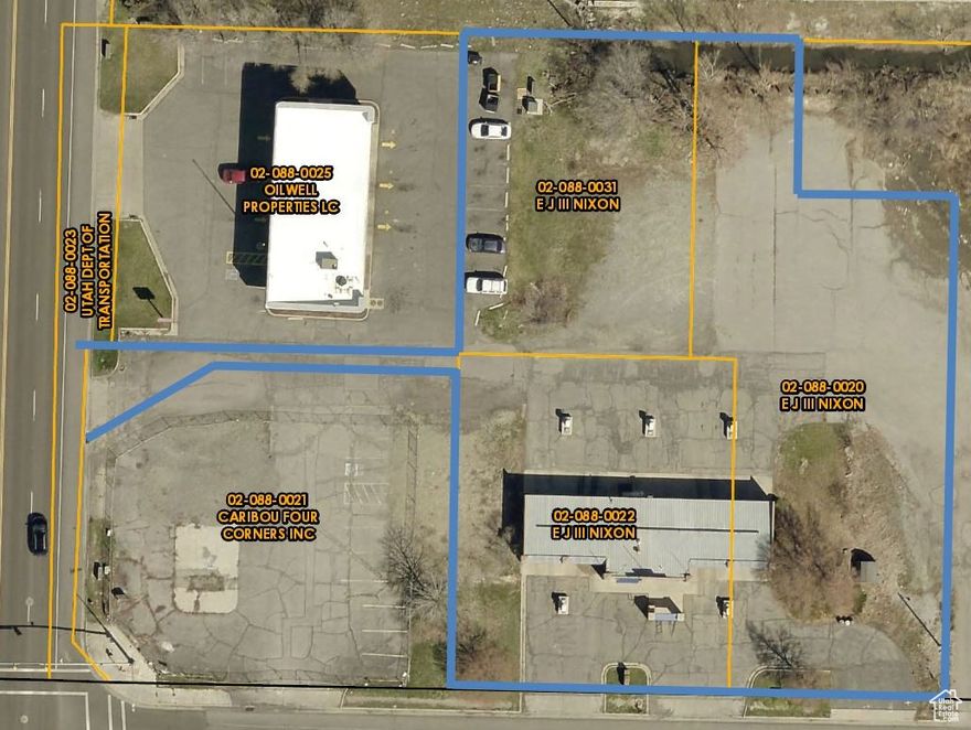 Sale Price includes adjoining parcels # 02-088-0031, 02-088-0020 and right-of-way east to entrance onto Main Street for a total of 1.03 acres. Prime Commercial land with connected utilities. Buyer to verify all information.