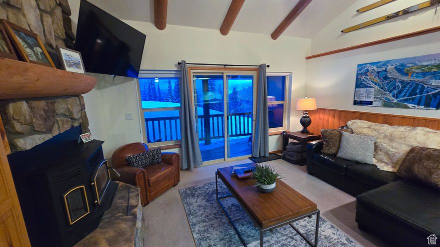 This Beautiful Turnkey Condo has it all! Best location for Ski in Ski Out Access at Eagle Point Resort. It is also the closest condo to Canyonside lodge - 50 steps away from the Lodge, Restaurant & Bar. Side unit allows lots of sunshine. Amazing views from Patio to watch the Skiers and Sunset. Walk off your private front porch to the slopes. Almost fully furnished. Easy parking. Total square footage comes from county records. HOA dues include internet, water & road dues.