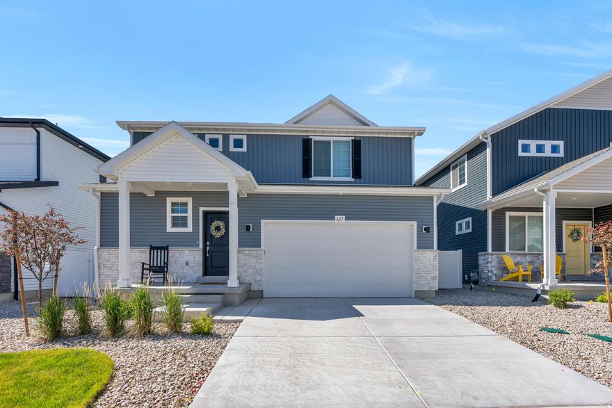 Why wait to build when you can move right into this beautifully upgraded home that is only one year old! Featuring premium upgrades throughout, this home offers the perfect blend of modern style, comfort, and convenience without the hassle or added expense of new construction. The fully landscaped yard and fully fenced backyard are already complete, giving you more time to relax and enjoy your new home. Backing directly to a huge park and open space, you'll love the added privacy, scenic views, and easy access to outdoor recreation right from your backyard. Inside, you'll find thoughtfully selected finishes and upgrades that elevate the space and make it truly move-in ready. Located in a great neighborhood with fantastic community amenities, including a pool, this home offers an exceptional lifestyle for homeowners looking for both comfort and community. Don't miss the opportunity to own a nearly new home with all the extras already finished for you!