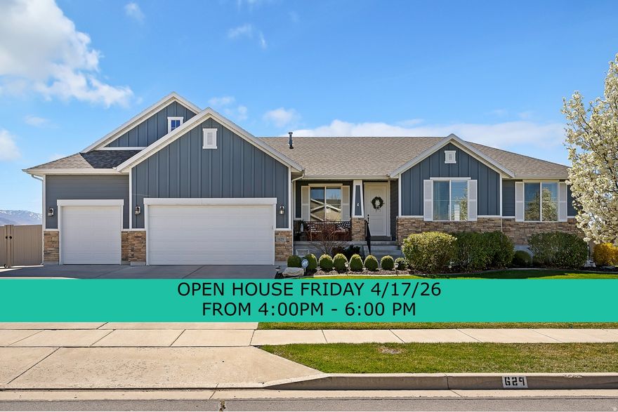 **OPEN HOUSE FRIDAY 4/17/26 from 4:00pm-6:00pm** Stunning rambler in highly sought-after area w/ open fields behind it! Open floor plan w/ lots of bedrooms & den/office. Super open kitchen w/ granite countertops, wall oven, countertop range, plenty of room for your kitchen table. Perfect large primary bedroom w/ walk-in closet, & bathroom w/ double sinks & separate tub/shower. Basement perfect for entertaining w/ pool table. It also has 3 bedrooms & kitchenette w/ walkout basement entrance. Spacious garage w/ EV charging plug. Large fully fenced yard on low traffic street. Very clean & well-kept inside & out. Relax on the back covered deck w/ mountain and sunset views. You really don't want to miss this one!