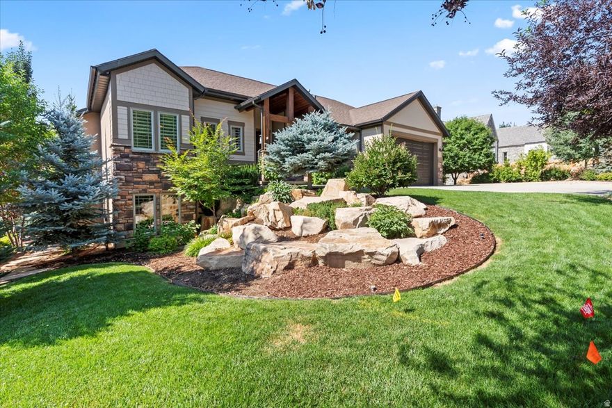 ***Welcome to your MOUNTAIN RETREAT in charming Midway UT  where small town warmth meets WORLD-CLASS RECREATION.  Whether you're seeking a full-time residence or second home, this one delivers.  ***Located in a premium NORTH MIDWAY LOCATION, you'll enjoy direct access to over 20 miles of HIKING and BIKING TRAILS just a few steps off your driveway and PANORAMIC MOUNTAIN and VALLEY VIEWS.  ***After a day of skiing at DEER VALLEY EAST VILLAGE  just 15 minutes away  soak in your own private hot tub, relax by the natural gas fire pit or enjoy summer evenings gazing at the stars in this DARK SKY community.  You'll also enjoy quick access to many other outdoor adventures, such as, blue-ribbon FLY FISHING, snowmobiling, 2002 OLYMPIC VENUE NORDIC SKIING, two nearby reservoirs perfect for boating, fishing, paddle boarding and swimming, ATV trails, horseback riding and three PREMIUM GOLF courses.  ***This home offers MAIN LEVEL LIVING with 5 bedrooms and 6 baths, lots of natural light, a covered main level deck, lower-level covered patio and 3-car DEEP GARAGE to store all your adventure gear.  ***Additional highlights include a FULL-WALKOUT BASEMENT with kitchenette that opens to a PROFESSIONALLY LANDSCAPED, outdoor retreat featuring tranquil water feature and paved trails that lead to the community park and stream.  ***With close proximity to PARK CITY and SUNDANCE RESORT, you'll have plenty of options for dining, shopping, wine festivals and more  plus, EASY FREEWAY ACCESS to Salt Lake International Airport.  Don't let this one slip away!  ***Square footage figures are provided as a courtesy estimate only and were obtained from County records.  Buyer is advised to obtain an independent measurement.