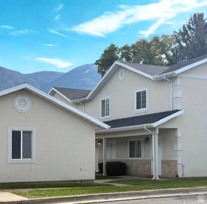 This home is an end unit has new paint new flooring and new counter tops.  Home has a 1 car garage 1 parking stall nice patio for entertaining and is move in ready. This location  is close to schools, dinning shopping and entertainment. Call agent today for showing instructions