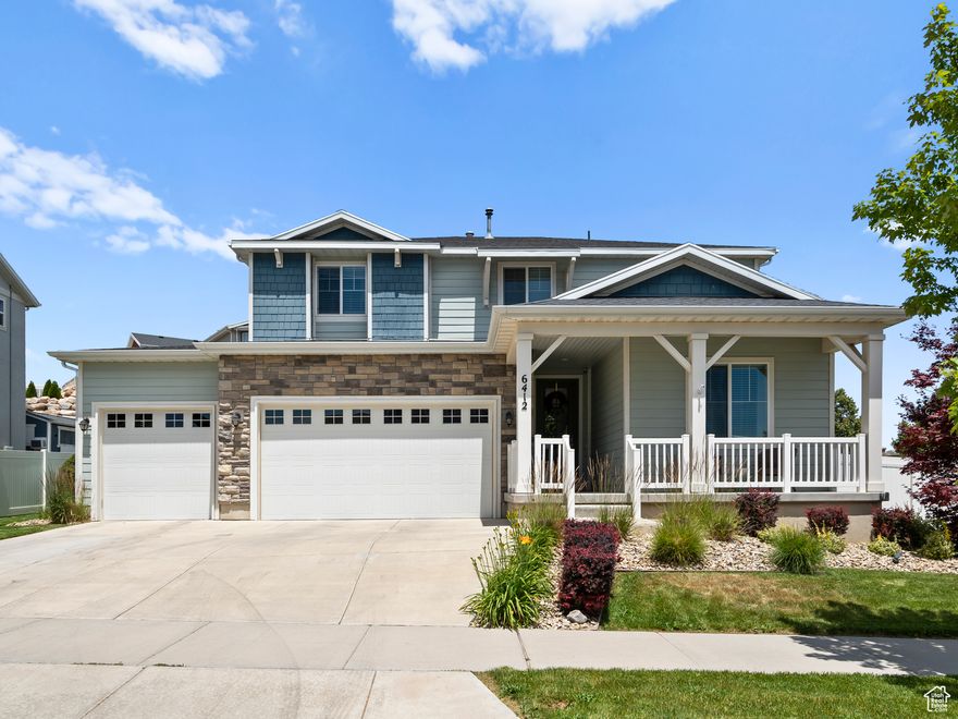 Extraordinary and breathtaking mountain and valley views! Exceptionally well maintained home has all of the upgrades. From the moment you enter this home the attention to detail is obvious. This home boasts an open floor plan w/large windows and superior finishes, including a spacious chef's kitchen, Quartz counter tops in kitchen and all baths, large composite deck, fireplace, upstairs loft/family room, grand master bath, finished basement w/ "kiddie cove" under stairs, 3-car-garage, large front porch, full landscaping w/ Pergola