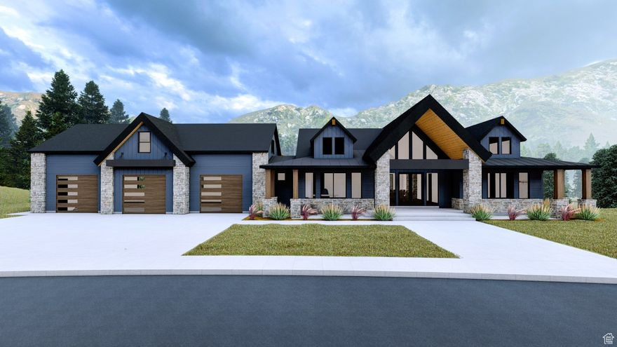 Presenting a one-of-a-kind, luxury estate on the desirable Mapleton bench, proudly featured in the upcoming Parade of Homes. This residence is designed to maximize the breathtaking, unobstructed views of Utah Lake and the surrounding Wasatch Mountains. Experience unparalleled living enjoying your indoor pickleball arena, sauna, wellness gym, theater, and so much more in a setting of complete natural beauty. Attached 2 bedroom 1 bathroom ADU. Full landscape included. Renderings, then current progress shown in photos. Ready for move in July 1.