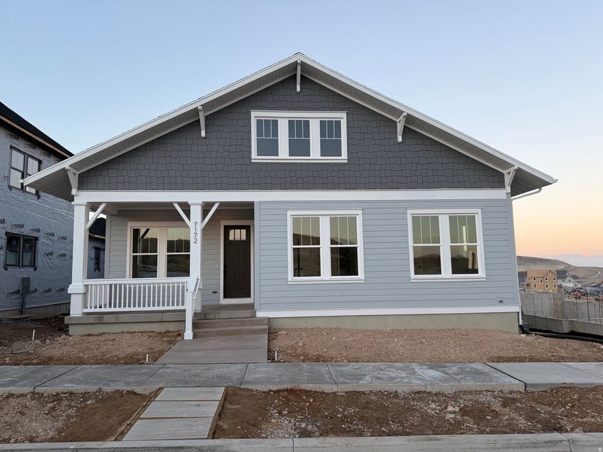 This beautiful Chisolm will be ready for you to move in by fall.  Act quickly so you can still make some selections.  Granite counters, laminate flooring in kitchen and dining, tile in bathrooms and laundry, 10ft ceilings on the main floor, fenced back yard, and the home is a short walk to the neighborhood cafe and future amphitheater.