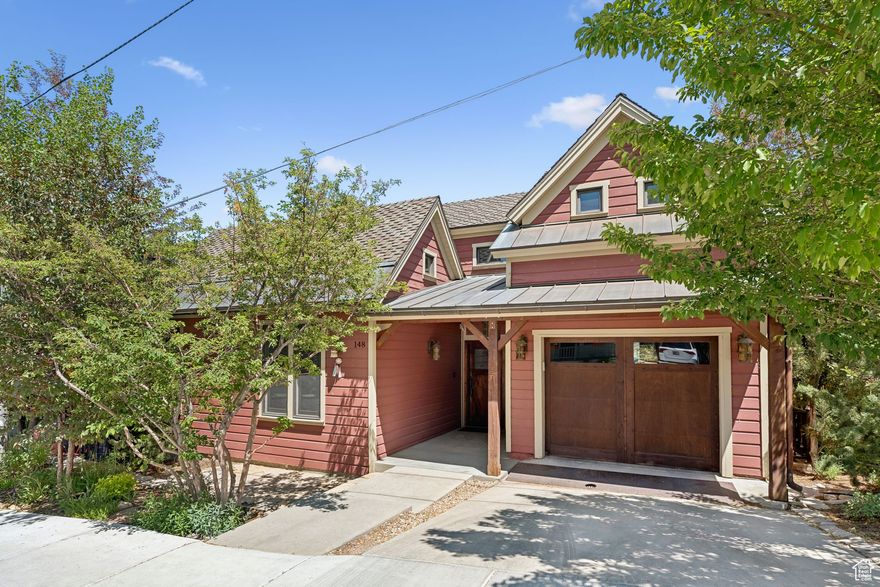 Top of Main Street with Park like backyard! Nestled at the top of Park City's Main St. this beautifully appointed 4-bedroom, 5-bathroom home offers the perfect blend of mountain luxury and small-town charm. From the top of Main Street, you're just steps from world-class dining, shopping, galleries, with easy access to Park City Mountain Resort and Town Loft using the trolley right outside the front door. The backyard is a private, park-like setting, ideal for entertaining, relaxing and recovering after a day of adventures.  This home is ideal as a primary residence, vacation getaway, or luxury rental. Don't miss this unique opportunity to own at the top of Main Street with incredible space,  access, and privacy.