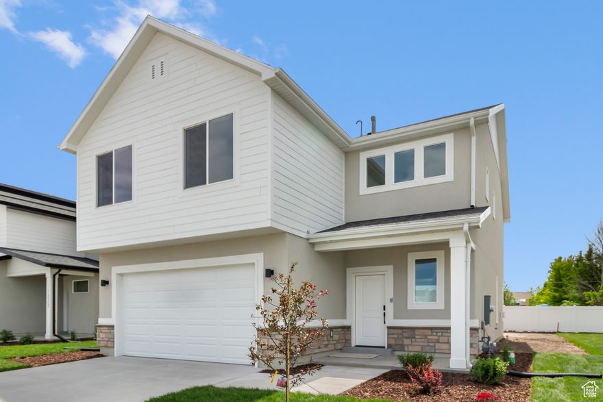 The Hemlock cottage is the only spec home currently available in this community-no other homes will be released until 2026. Featuring 9' ceilings on the main floor, designer upgrades throughout, and a spacious primary suite with a walk-in shower, separate tub, and double vanity, this home blends comfort with style. Upstairs, a versatile loft offers room for an additional bedroom or extra living space. The open-concept main floor is filled with natural light, and the backyard will come fully landscaped for move-in convenience. Sharing the same floor plan as our Sugar Creek model home (available to tour anytime), this home is scheduled for completion in mid-November-secure it now before it's gone!