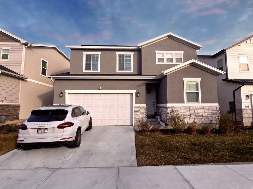 Incredible Seller Financing Available! Take advantage of flexible terms with just 1017% down and a low 3.99%4.99% interest rate (based on your down payment). 5-year term makes this an amazing opportunity for buyers looking for creative financing. Built in 2022, this cozy, modern home is perfectly located within walking distance to shopping centers and restaurants-convenience at its best! The open-concept kitchen and living area create a bright, welcoming space ideal for gathering and entertaining. Upstairs, you'll love the spacious loft-perfect for movie nights, a home office, or a play area. And the best part? Fully paid solar panels, helping you save from day one. Location. Value. Opportunity. Let's make this home yours!