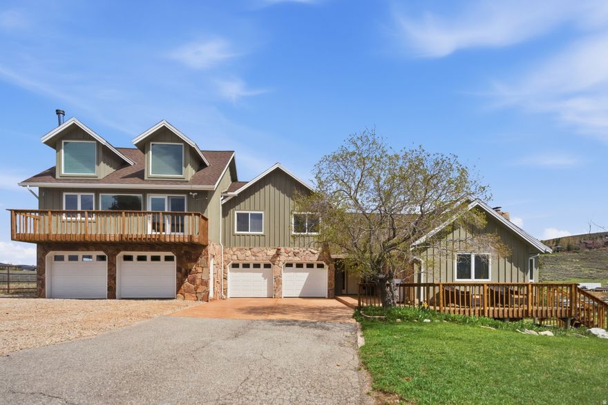 When a rare Old Ranch Road horse property hits the market, everyone pays attention-and this one truly stands out. Impeccably maintained and thoughtfully updated, this 2acre estate offers a remarkable blend of function, flexibility, and mountain serenity. The property features three separate living spaces, a 5car garage, pasture, arena, a 4stall barn, and two additional outbuildings, giving the next owner endless possibilities for living, hosting, and creating. Backing to open space, the setting is peaceful and private with room to breathe. Enjoy elevated deck spaces and a spacious patio-perfect for outdoor dining, sunset watching, or simply taking in the views while horses graze in their fully fenced area. There's space for everyone: family, guests, animals, RVs, and all the toys. With direct access to hiking, biking, and horsebackriding trails, including the incredible Round Valley trail system right from the backyard, this is a dream for outdoor enthusiasts. A truly oneofakind property with a warm, soulful feel that welcomes you the moment you arrive.