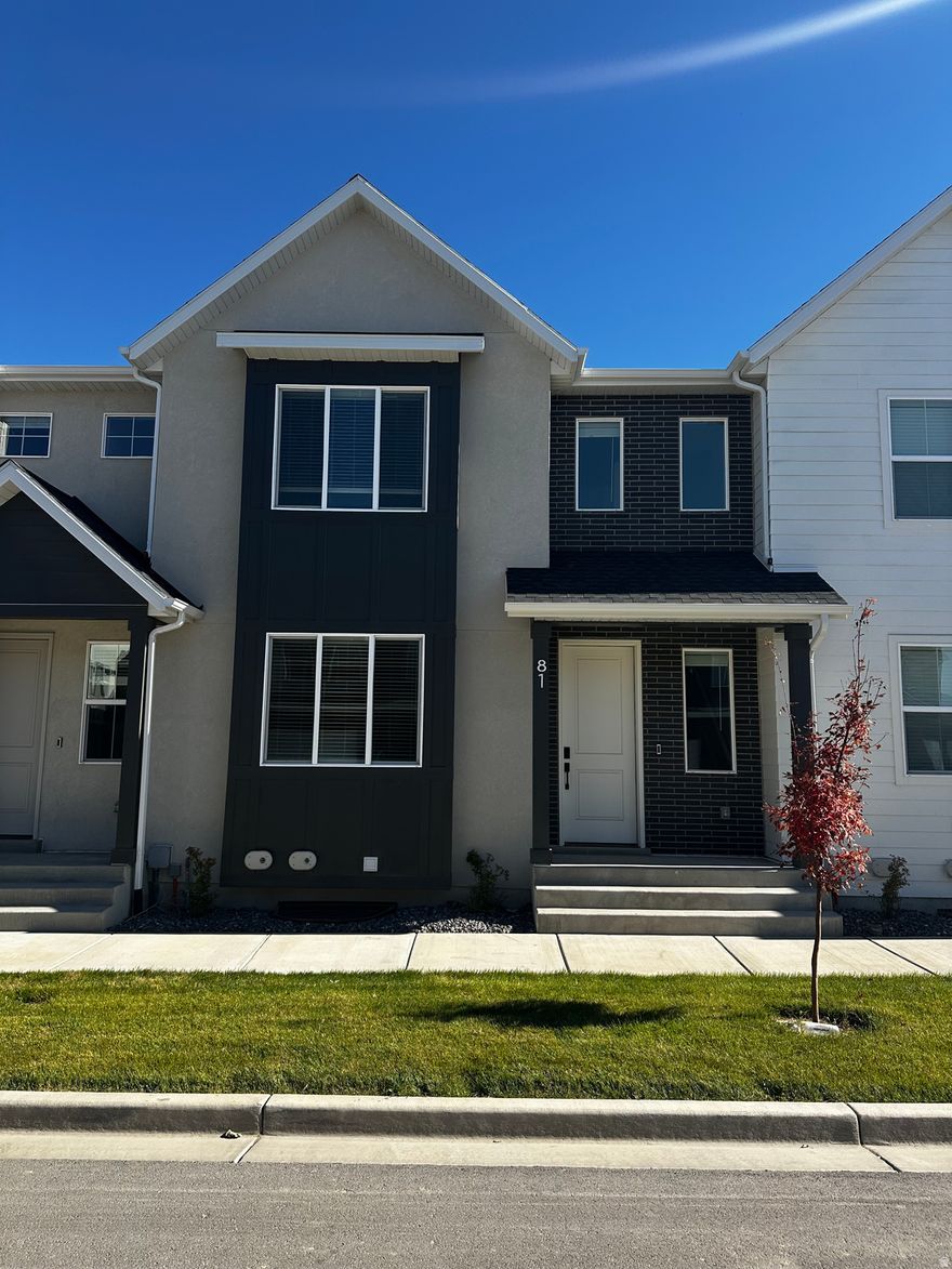 COMPLETED, FULLY FINISHED TOWNHOME. luxury townhome in gorgeous Mapleton. Features 3 bedrooms and 3.5 bathrooms, along with an open-concept main living space with the family room at the front of the home and the kitchen and dining nearby. The kitchen includes a spacious walk-in pantry and gas range stove for a gourmet cooking experience. Luxury touches such as high ceilings and disc lights in each room are included to elevate your everyday living experience. A loft at the top of the stairs provides a spacious hub for a study or reading nook. Relax in your primary suite and spacious bathroom, including a large walk-in closet with a window. And finally, enjoy countless possibilities with your finished basement, such as a hobby room, music room, or library. Seller offering incentives with preferred lender!