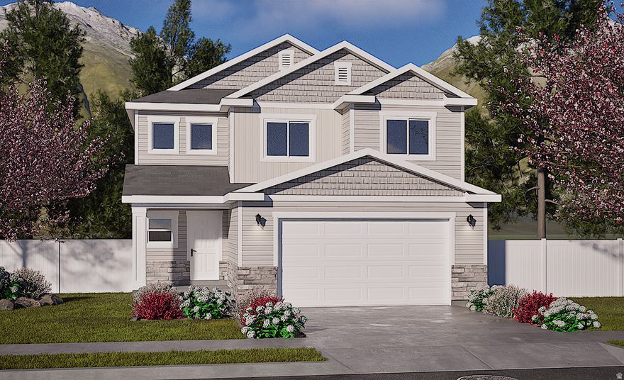 The stunning SANTA ANA is currently under construction in the CARDAMINE community. This new build is definitely a show stopper. Stunning wrought iron railing,  9 ft main floor ceilings, Stylish fixtures throughout home, Painted shaker style cabinets with accent island, Quartz countertops throughout home, Stainless appliance package, Master bath with separate tub and shower, 2nd floor laundry room, ceiling fans, LVP throughout main level, LVT in laundry and bathrooms. NO HOA! 2 year home warranty. Square footage is obtained from building plans.  **Colors and selections may not be of actual home. Please contact agent for actual selections and colors.