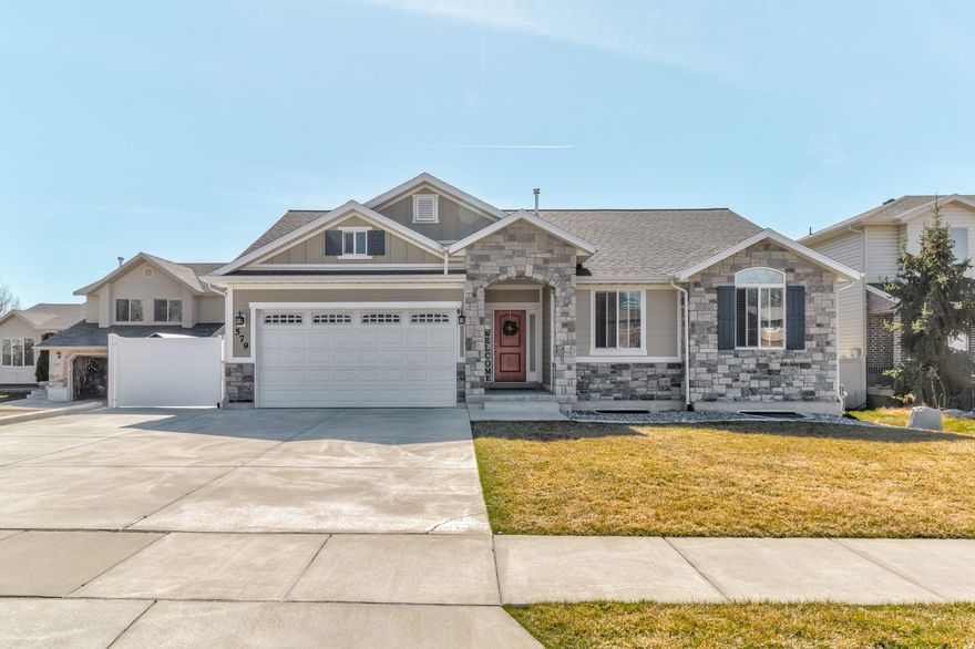 Welcome home to this meticulously maintained highly desired Layton home! Step inside to 9-foot ceilings, recessed lighting, beautiful updated kitchen and an open floor plan that feels bright and spacious. The large owner's bedroom features its own private bathroom and large walk in closet. Entertain effortlessly on the expansive Trex deck overlooking a large backyard and patio.   Unwind in a quiet cul-de-sac location with no HOA restrictions-your perfect blend of freedom and convenience. Walking distance to shopping, restaurants, and movie theater, plus just minutes from Hill Air Force Base, Weber State Davis Campus, and excellent schools. The unfinished basement offers endless potential for future growth, storage, or customization.  Don't miss this rare opportunity in a prime Layton spot!