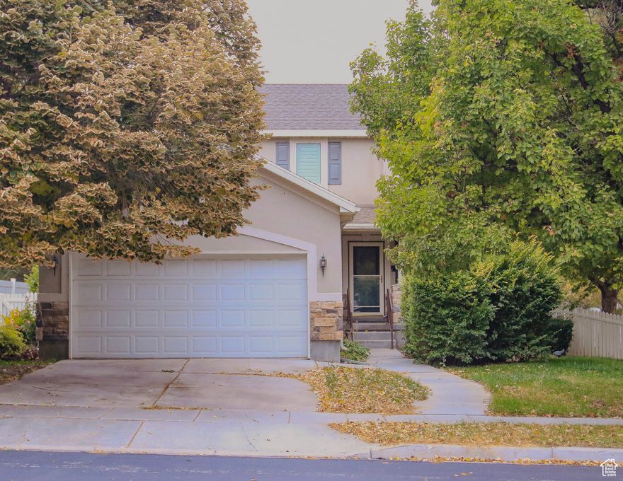 Charming Two-Story Home with Spacious Potential Welcome to this inviting two-story home, designed for comfort and versatility. With a total of 4 bedrooms and 3 full bathrooms, this residence offers ample space for both living and working. Upstairs, you'll find 3 bedrooms and 2 full bathrooms, providing private retreats for family members or guests. On the main level, a versatile bedroom/office and an additional full bathroom offer flexibility for a home office or guest accommodations. Car enthusiasts and hobbyists will appreciate the extra deep 26-foot garage, providing generous space for storage or workshop projects. Situated on a corner lot, this home boasts convenient access to SR-36, ensuring easy commutes to both Tooele and Salt Lake City. The exterior features mature, well-maintained landscaping complemented by an automatic sprinkling system, adding to the home's curb appeal and ease of maintenance. This property combines potential, convenience, and charm, making it a wonderful opportunity for those seeking a home that can grow with them. Don't miss the chance to make it your own!  Square footage figures are provided as a courtesy estimate only and were obtained from Previous MLS.  Buyer is advised to obtain an independent measurement.