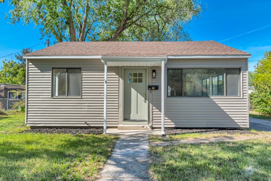 Fully updated 2 bed, 1 bath home with a spacious yard and mature trees, perfect for gardening. Conveniently located near the Sorensen Multicultural Center, Unity Fitness Center, Jordan Parkway Trail, and nearby parks. Just minutes from downtown Salt Lake City. Big yard with new storage container out back for storage. Schedule your showing today!  Square footage figures are provided as a courtesy estimate only and were obtained from county records.  Buyer is advised to obtain an independent measurement.