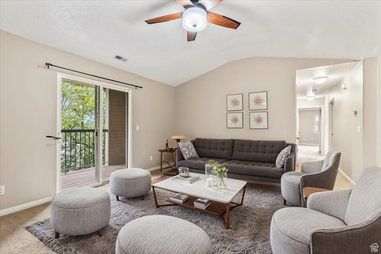 LOWEST-PRICED TOP-FLOOR CONDO in the area-featuring vaulted ceilings, natural light, and no noise from above! The spacious primary suite includes a walk-in closet and full bathroom. Upgrades include fresh paint, a water softener, reverse osmosis at the kitchen sink, keypad entry, and all appliances included. Seller will give a $2,500 carpet allowance with a full price offer or for an additional $10k seller willing to offer a premium refresh package to include: new countertops, freshly repainted cabinetry, and brand-new carpet throughout. Enjoy quiet evenings on your balcony with no units behind. Move-in ready-schedule your showing today! Square footage obtained from county records. Buyer advised to verify all information. Seller will entertain seller financing.