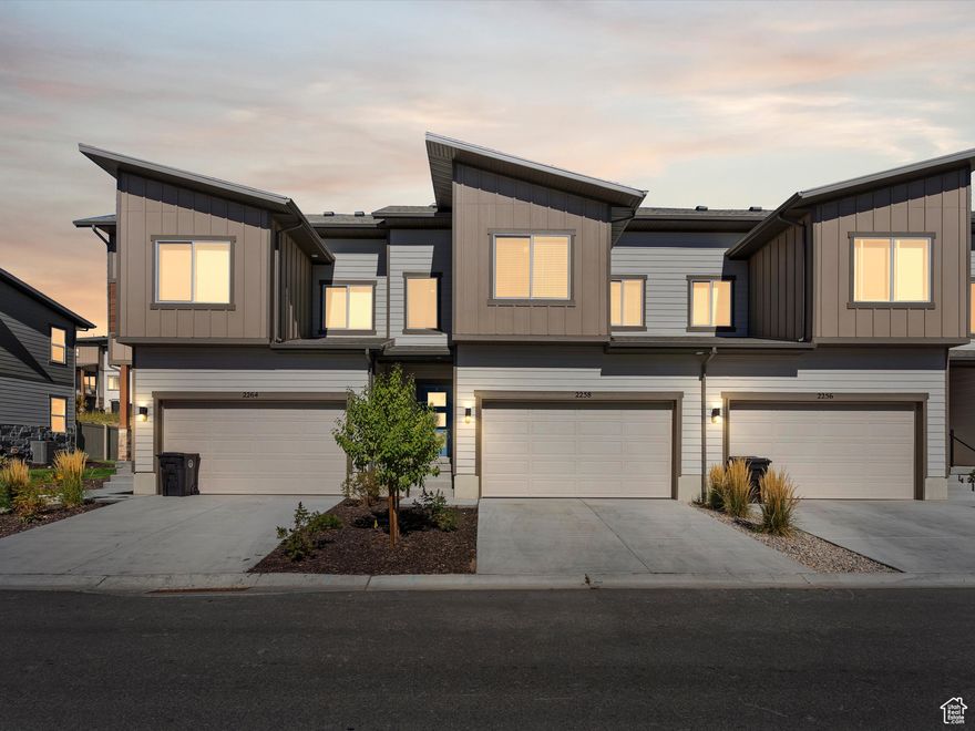 Modern Townhouse Living in the Heart of Heber Valley. Discover mountain living with convenience and style in this 3-bedroom, 3-bathroom townhouse, ideally located just eight minutes from Deer Valley's East Village. Whether you're seeking a full-time residence or a mountain retreat, this home offers comfort, upgrades, and easy access to year-round adventure. Inside, you'll find thoughtful details throughout, including a beautiful tile backsplash in the kitchen, a welcoming fireplace, and a water softener with a refill tank conveniently located in the garage, no more hauling heavy salt bags downstairs. The garage also features epoxy floors for durability and function. A radon mitigation system adds peace of mind, while the basement is plumbed for an additional bathroom, offering future expansion potential. Step outside to enjoy miles of paved walking trails, plus nearby mountain biking and hiking trails that bring the Heber Valley lifestyle right to your doorstep. For buyers seeking a move-in-ready option, all furniture is available for purchase via a separate bill of sale. This townhouse blends modern upgrades with unmatched access to recreation, an ideal place to call home in one of Utah's most desirable mountain valleys. Square footage figures are provided as a courtesy estimate only. Buyer is advised to obtain an independent measurement.