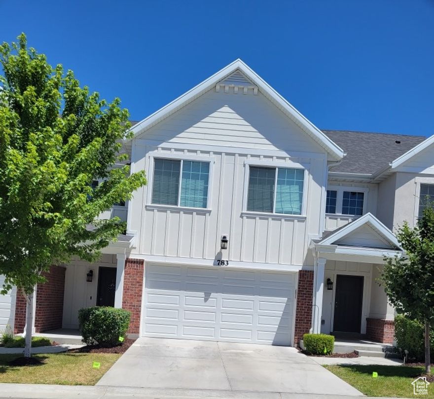 Fantastic townhome in Sandy. Open floorplan on main level, granite counter tops, vaulted ceilings. Large patio that backs to the community common area! Large primary suite with beautiful bathroom that includes a large soaking tub, separate shower and double sinks. Fully finished basement with fourth bedroom, family room and 3/4 bathroom (large walk-in shower). Square footage figures are provided as a courtesy estimate only and were obtained from county. Buyer is advised to obtain an independent measurement.