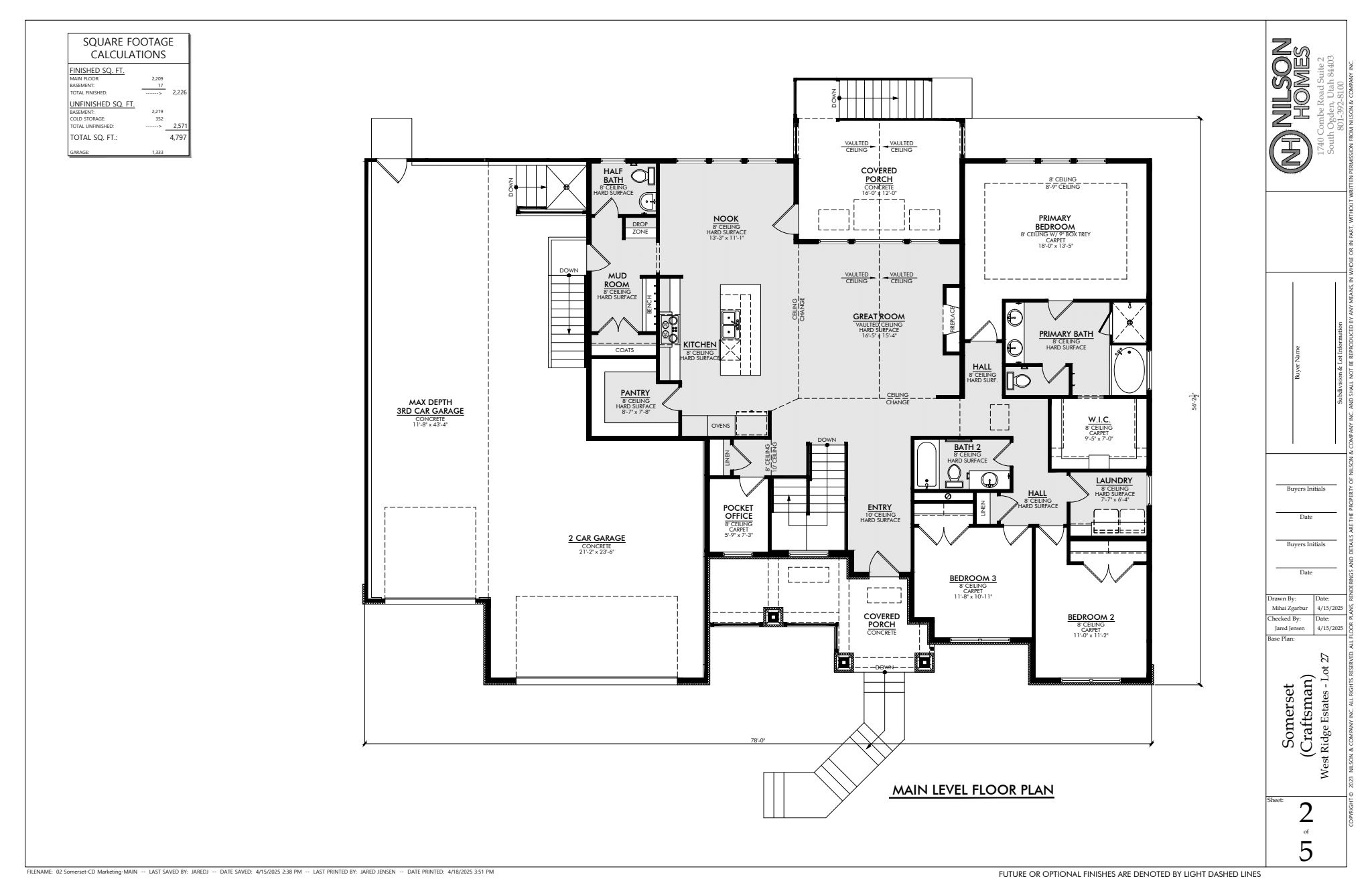 WEST RIDGE ESTATES - Residential