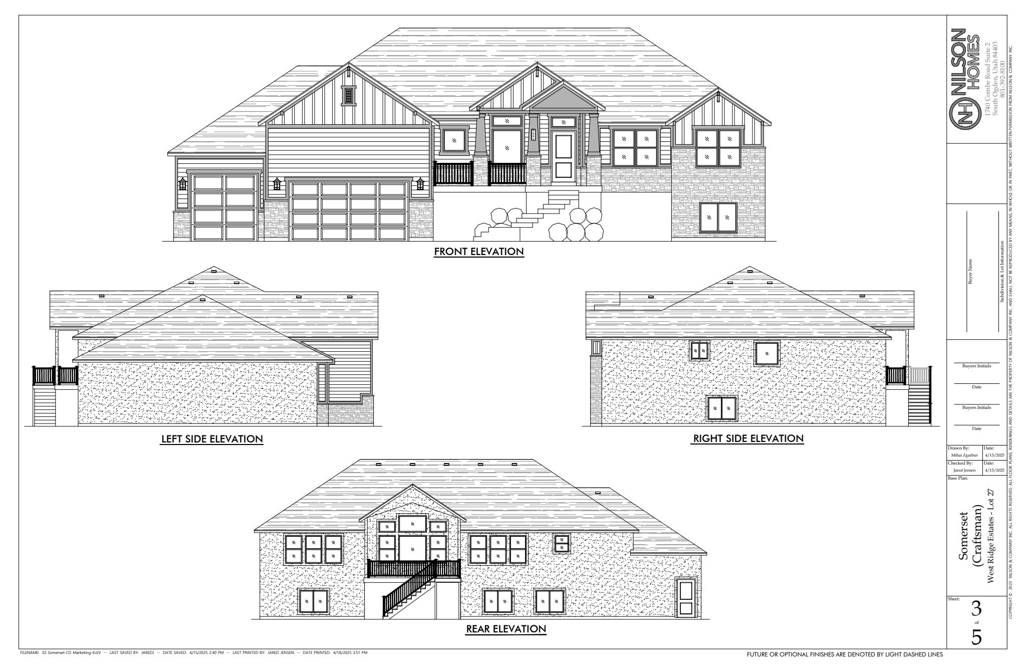 WEST RIDGE ESTATES - Residential