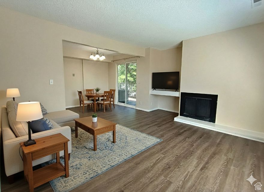 A budget-friendly Roy condo located just minutes from Hill AFB! This inviting home features central air, a private balcony, a roomy walk-in closet, and brand-new carpet and paint, which makes it truly move-in ready. With two bedrooms, one bathroom, free storage, and easy, low-maintenance living through the HOA, it's a great fit for first-time buyers, downsizers, or investors looking for a solid opportunity. You're just 15 minutes from Weber State University, the Bonneville Shoreline Trail, and quick I-15 access for a smooth commute. Select photos include virtual staging to help showcase how the space can live.