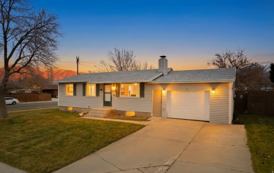 Corner Lot Convenient to shopping areas and I-15. (Close to great shopping) Open Floor Plan New windows, flooring, stove, microwave, paint, newer roof - READY FOR MOVE IN! Wonderful community and neighbors 4 BR. 2B and office Single garage with extra parking area