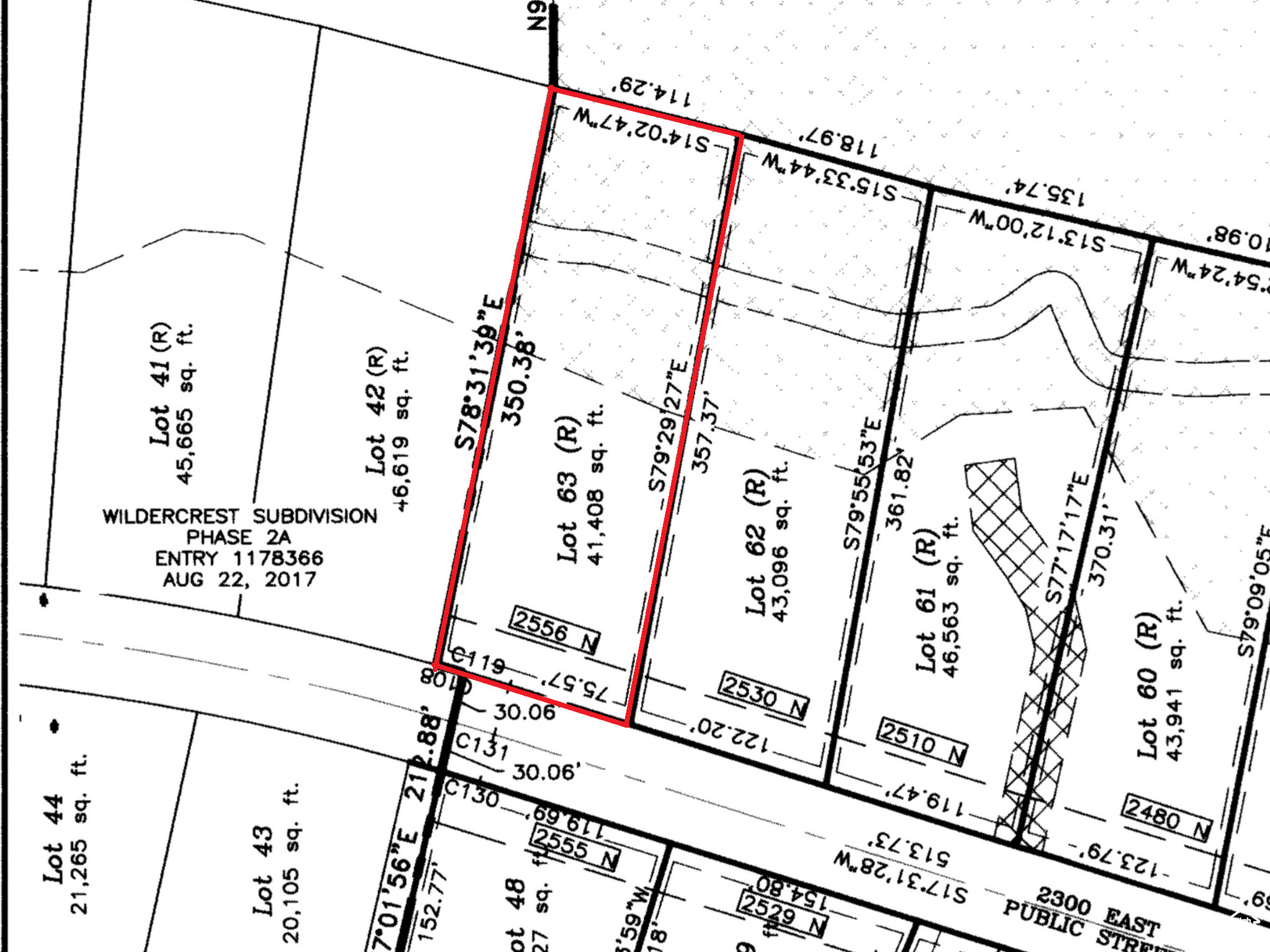 WILDERCREST SUBDIVISION - Land