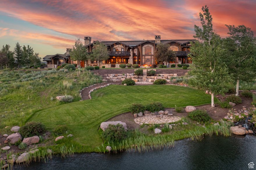 An Estate offering the pinnacle of luxury mountain living, offering refined craftsmanship on 160 private acres within Wolf Creek Ranch, a gated community spanning roughly the size of Manhattan. Originally handpicked for the developers own home, this estate blends seclusion, adventure, and mountain elegance. Featuring six generously appointed bedrooms, each with its own en-suite, and a total of nine bathrooms, the home is designed for ultimate comfort and hospitality. Expansive floor-to-ceiling windows frame breathtaking views of Mount Timpanogos and the Wasatch Mountain ridgelines, creating a seamless connection to nature. Though private and secluded, the estate is just an hour from Salt Lake City International Airport, 15 minutes from Heber Valley Airport for private and corporate aviation, and 25 minutes from Deer Valley East Village, Park City, and Sundance Ski Resorts. Complimented by direct access to 2.2 million acres of the Uinta National Forest and over 60 miles of private, seasonally groomed trails, the property offers an unparalleled outdoor lifestyle, including skiing, snowmobiling, ATV's, equestrian facilities, community yurts, stocked fishing ponds, and private blue ribbon river access. Whether exploring the backcountry by horseback or snowshoe, fly fishing in pristine waters, or simply soaking in the panoramic mountain views, this estate is an extraordinary retreat. A rare opportunity to own a true mountain sanctuary, 8144 Forest Creek, Wolf Creek Ranch delivers the ultimate blend of privacy, luxury, and adventure. Schedule your private tour today and experience the beauty of Wolf Creek Ranch firsthand.