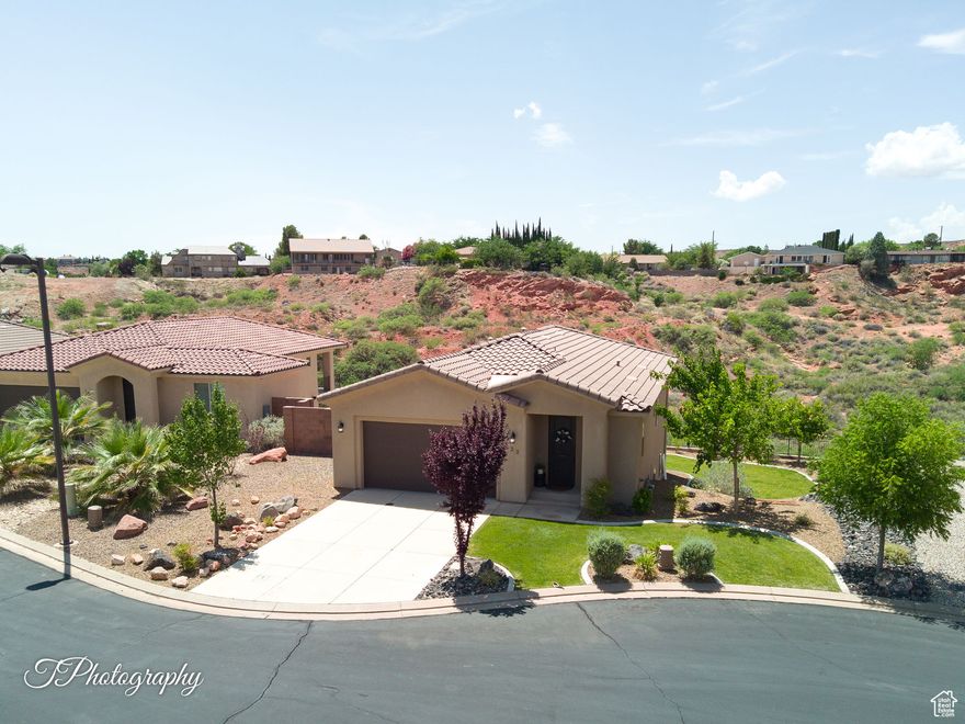 Located in a convenient cul-de-sac, this 5 bed, 3.5 bath home (built in 2018) backs up to Millcreek Spring-no rear neighbors and stunning backyard views. Features include a second family room, space to add a downstairs kitchen, laundry room, and all appliances included. HOA covers front yard maintenance plus access to 2 pools and pickleball courts. A perfect blend of comfort, space, and location! Current assumable VA loan on the property. Agents - please see private remarks.