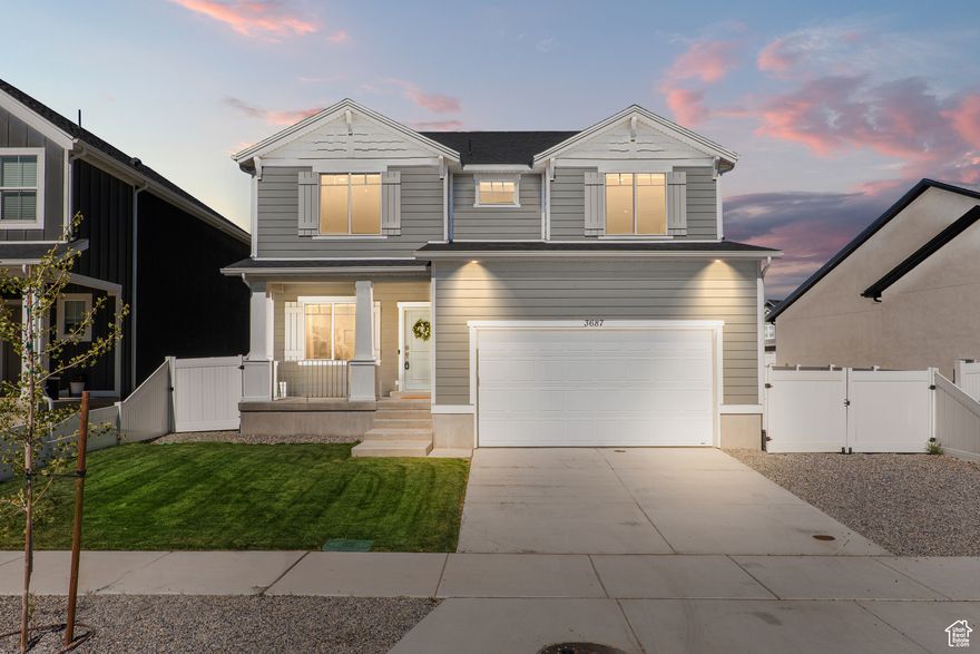 Discover better than new home in the vibrant Quiet Valley community, built just 1.5 years ago and designed for modern living. Inside, you'll find included appliances, upgraded window shades, and a sleek epoxy-coated garage for storage or hobbies. The fully landscaped yard features a beautiful rock retaining wall, creating a private outdoor retreat. Enjoy community amenities like pickleball courts, a sparkling pool, a kids' bike track, and plenty of visitor parking for easy entertaining. This turnkey gem is ready for you, schedule a private tour today!