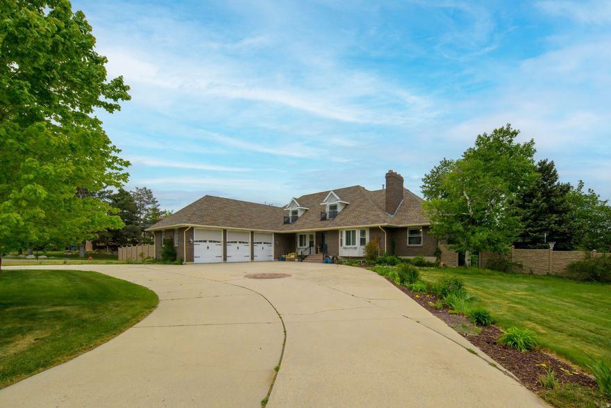 ***OPEN HOUSE  May 9th from 11am - 1pm***  Welcome to this exceptional home in one of East Sandy's most desirable and rarely available neighborhoods. Situated on a generous 0.81-acre lot, this property offers space, privacy, and versatility-with horse zoning and beautifully maintained, mature landscaping featuring several fruit trees, a chicken coop and an herb garden.  Inside, you'll find a thoughtfully designed layout with six spacious bedrooms and five bathrooms. The main level is especially convenient, featuring the primary suite and laundry all on one floor. The kitchen opens to a covered deck, the perfect spot to relax and take in stunning evening sunsets. This property is as functional as it is beautiful, featuring fully paid-off solar for modern efficiency and sustainability. A fully finished, private basement apartment with a separate entrance adds exceptional versatility-ideal for refined multi-generational living, exclusive guest accommodations, or premium income potential. Square footage figures are provided as a courtesy estimate only and were obtained from county records. Buyer is advised to obtain an independent measurement. Buyer responsible to verify all information.