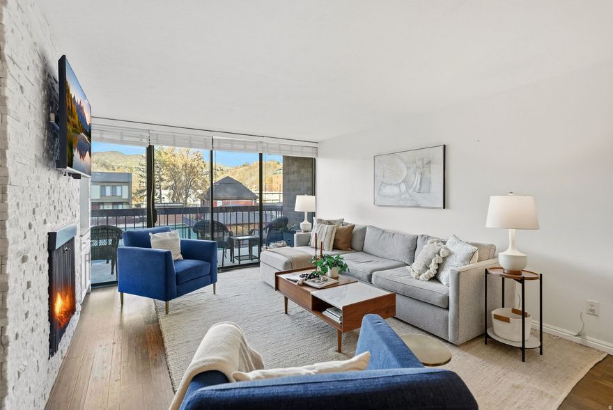 This beautifully renovated downtown condo offers unbeatable access to City Creek Canyon, Memory Grove, the Avenues trail system, and all of downtown. The secure-access building and garage provide peace of mind and added privacy. The HOA includes all utilities except internet and optional cable upgrades, allowing for predictable monthly expenses.  The unit was fully renovated in 2015 and has been meticulously maintained. Updates from the 2015 renovation include: full kitchen remodel with new cabinets and granite countertops, built-in media console/bar with granite, new stone fireplace faade, Pergo flooring throughout, updated lighting, and new baseboards. Additional improvements include: new microwave and oven (2020), new lighting fixtures and bathroom vanities (2023), fresh paint (2025), new dishwasher (2025), and a new HVAC system scheduled for installation in early January.  Buyer to verify all information. ** PLEASE NOTE: THIS COMMUNITY ENFORCES A STRICT NO-PET POLICY, WHICH ALSO APPLIES TO SERVICE ANIMALS**