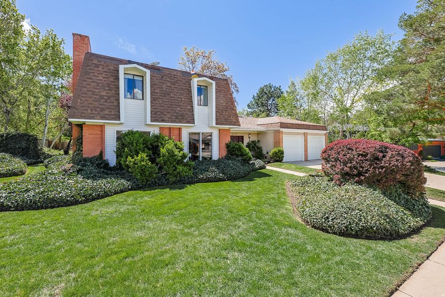 Willow Creek Charmer, just two blocks from the golf course. Park-like yard with a natural dry creek and lush mature landscaping. Charming French Style multilevel with a Mansard Roof, untouched vintage interior which has classic 1970s features. This home presents a unique opportunity for a high-potential renovation or the continued enjoyment of the vintage styling.