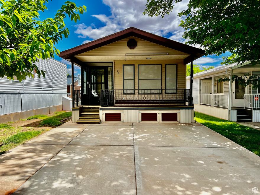 Fully Furnished! Welcome to your beautifully updated home in the desirable Canyon Breeze community! This stick-built gem is move-in ready, offering new flooring throughout and an $1,800 paint allowance to make it your own. Enjoy an abundance of natural light through great windows, creating a bright and airy atmosphere. The fully furnished interior is complemented by all appliances less than a year old, ensuring modern convenience. Step outside to the front sitting porch, complete with a roll-up sun screen for added comfort. A storage shed provides extra space, and the three-and-a-half-year-old roof offers peace of mind. With a prime location, this home is a rare find. Don't miss the chance to make it yours! Financing available. Schedule a tour today. Buyer to verify all information. Assumable VA loan. 5.75% Interest. $183,000.00 loan. $37,000 down payment. Payment $1,209.99.