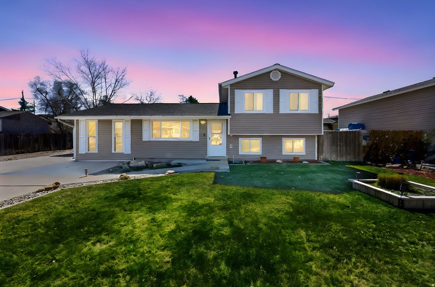 Incredible home in West Valley. Absolute pride of ownership and it shows, come and see for yourself. This home has so much to offer beyond a place for you and your loved ones to consider home. An amazing place to invite your friends over for an evening BBQ on the covered back patio, garden boxes to grow your own produce and so much more! Kitchen remodeled in 2018, Air Conditioner and Roof replaced in 2020, New windows 2022, New range 2023, New carpet and LVP flooring in 2025, New furnace 2026, Ducts professionally cleaned in 2026, just to name a few.